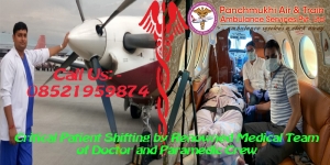 24 Hrs patients Transfer Services with Air Ambulance Raipur